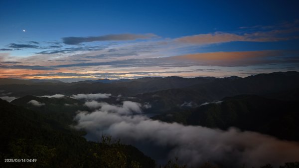 #翡翠水庫壩頂 #日出雲海 #火燒雲 #霞光 #月圓 #松月櫻 #鱷魚島雲海 4/14 & 162760620