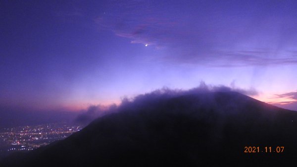 陽明山再見雲瀑&觀音圈+夕陽晚霞&金星合月1507078