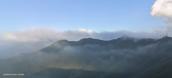 小觀音山西峰山嵐(雲海?)/觀音圈&夕陽/芒花&金剛(人猿)岩2334483