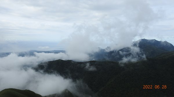 久違了 ! 山頂雲霧飄渺，坐看雲起時，差強人意的夕陽晚霞1748776