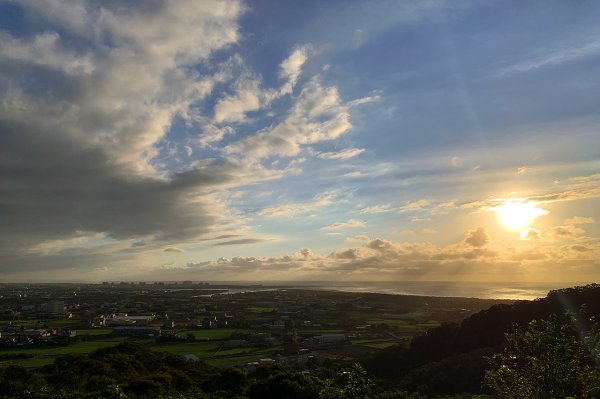 新竹｜鳳崎落日登山步道｜新豐後山落日大景