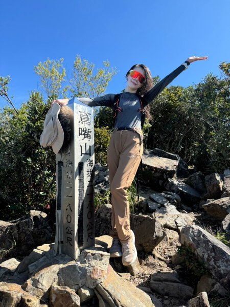 鳶嘴山-稍來山O型縱走(中級山 / 小百岳) 刺激攀岩。山嵐繚繞。傳神小象。杉樹林群。2583533