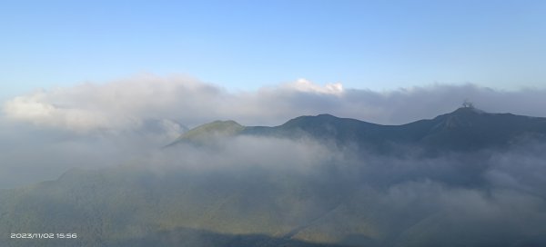 小觀音山西峰山嵐(雲海?)/觀音圈&夕陽/芒花&金剛(人猿)岩2334478