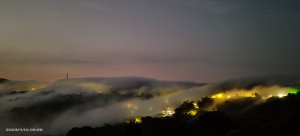 石碇趴趴走追雲趣 - 二格山/十三股山/雲海國小 #雲瀑 #琉璃 #金星合月 11/102342501