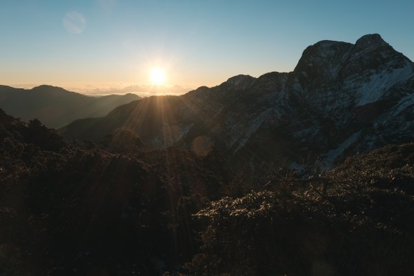 【玉山】主峰北峰二日，臺灣第一高峰雪季最美角度1881274