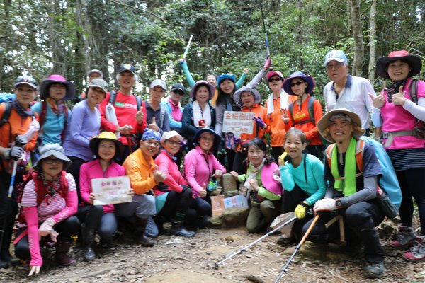 2019-3-19鹿谷流籠頭→嶺頭山→金柑樹山→忘憂森林O形