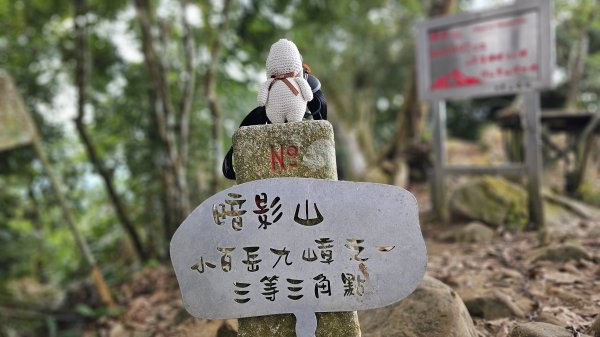 【山形暗影綽綽，我們步履不停，只為那枚海拔千尺下的獨特三角點。】小百岳#044暗影山