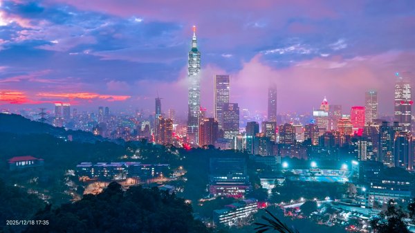 #天空之城 #穿雲箭 #虎山峰 #夕陽 #火燒雲 #夜景 #101大樓 12/182964804
