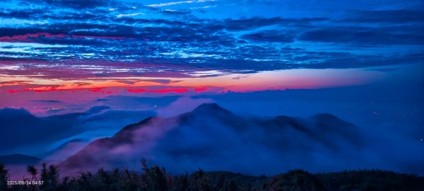 #七星山 #火燒雲 #雲瀑 #雲海 #日出 8/24 & #霧虹 #觀音圈 9/122868286