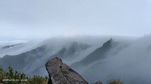 小觀音西峰雲海&雲瀑&霧虹觀音圈&夕陽，2/24元宵節快樂 ！2435945