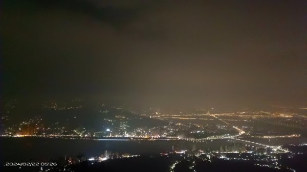 觀音山百萬夜景&日出，小觀音西峰彩色霧虹2/22&232433882