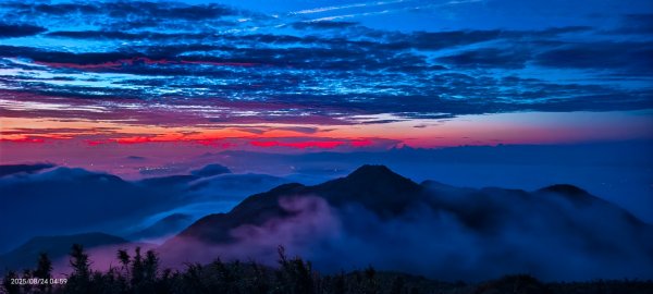 #七星山 #火燒雲 #雲瀑 #雲海 #日出 8/24 & #霧虹 #觀音圈 9/122868287