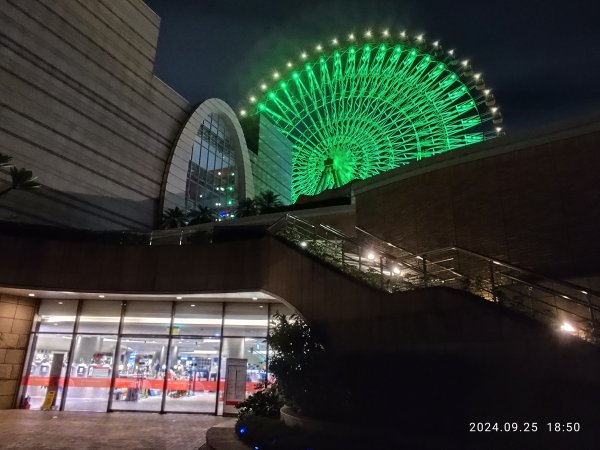 璀璨耀眼的夜景 - 大直美麗華、大稻埕、大港墘公園【臺北健走趣】【健走複利】2604584