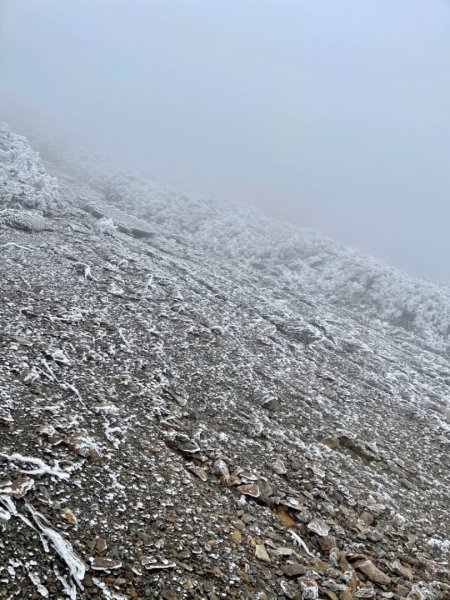 絕美銀白世界 玉山降下今年冬天「初雪」1236103