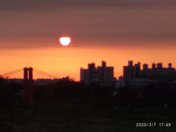 嘉義八掌溪落日餘暉870289