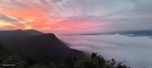 #翡翠水庫壩頂 #火燒雲 #日出 #雲海 8/13093728