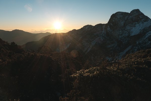【玉山】主峰北峰二日，臺灣第一高峰雪季最美角度1881273