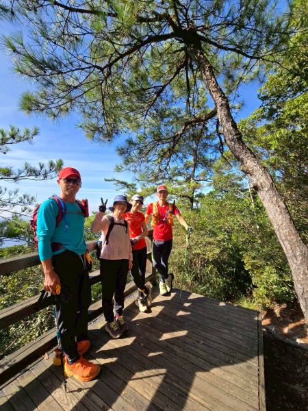 鳶嘴稍來攀岩還有降溫林蔭步道