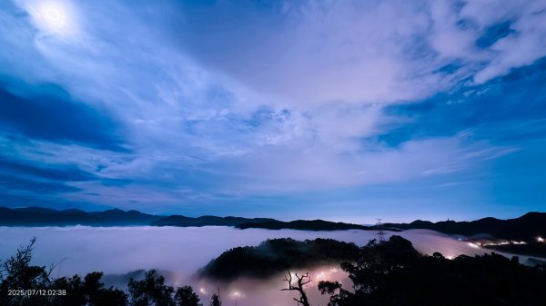 石碇趴趴走追雲趣 #石碇後山 #琉璃光 #月光雲海 #日出雲海 7/12&152834245
