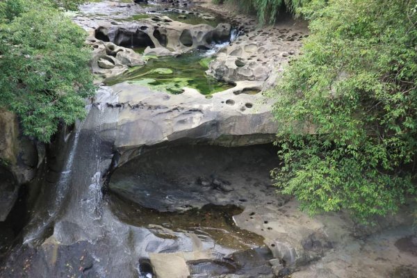平溪 十分瀑布。壺穴地質景觀 垂廉型瀑布 臺版尼加拉瀑布2206128
