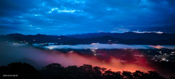 跟著雲海達人山友追雲趣 #雲洞山莊 #曙光 #日出 #雲海 10/29 & 超級月亮11/52926119