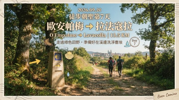 西班牙朝聖法國之路115KM, Day7