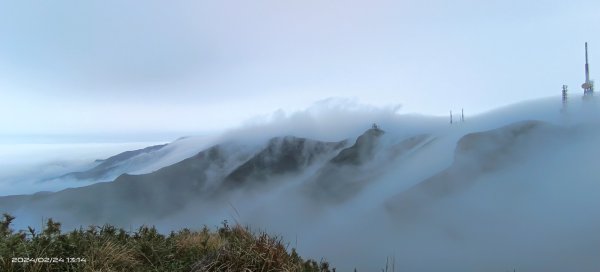 小觀音西峰雲海&雲瀑&霧虹觀音圈&夕陽，2/24元宵節快樂 ！2435963