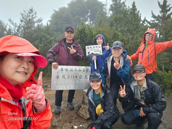 中央山脈大縱走南一段+庫哈諾辛山(雨訓)2525689