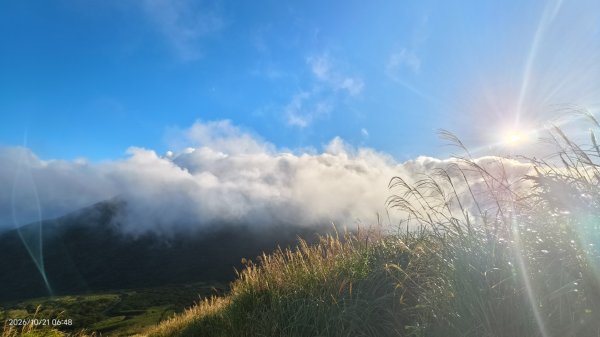 #大屯山 #日出 #雲瀑 #過山雲 #雲端的男人 10/213137757