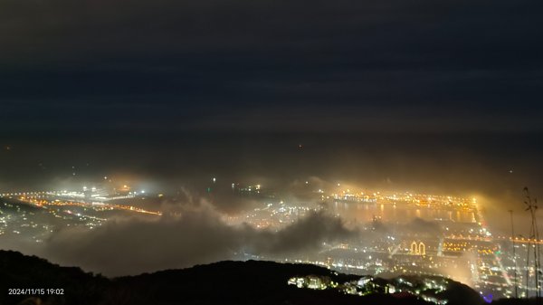 觀音山下雲霧飄渺&月圓百萬夜景11/152648761