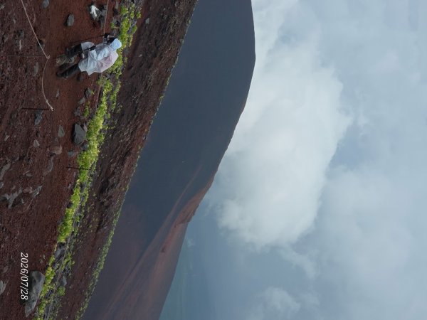 強風大霧的富士山頂3093271