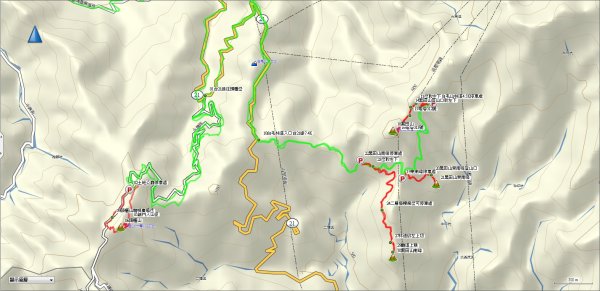 頭櫃黑田山諸峰