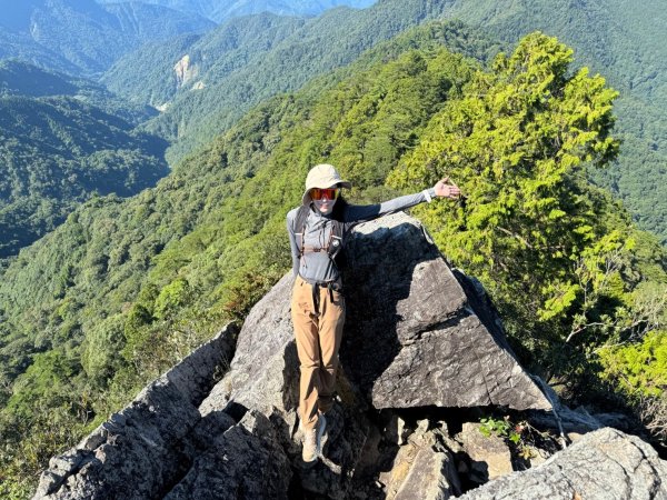 鳶嘴山-稍來山O型縱走(中級山 / 小百岳) 刺激攀岩。山嵐繚繞。傳神小象。杉樹林群。2583536