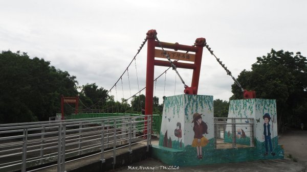 《南投》颱風過後｜竹山下坪吊橋河岸步道202407272559830