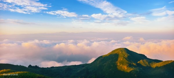 #七星山 #火燒雲 #雲瀑 #雲海 #日出 8/24 & #霧虹 #觀音圈 9/122868305