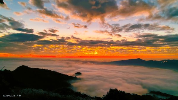 #馬那邦山 #夕陽 #雲海 #火燒雲 12/282971613