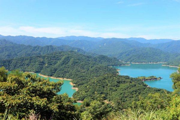 〔石碇〕鱷魚島🐊🐊🐊，晴空萬里下的萌萌淡碇鱷   最美。石碇 千島湖 土虱頭  永安景觀步道2213346