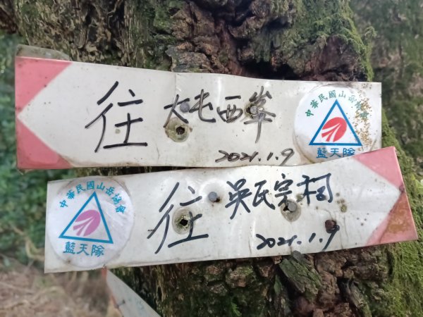 北投區大屯山西南南峰+西南峰+大屯山西峰+太子碑+清天宮步道O型2957147