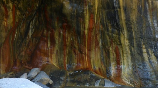哈尤溪天然彩壁畫作565543