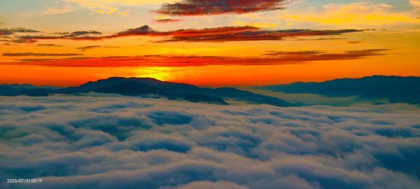 跟著雲海達人山友追雲趣 #石碇後山 #雲海 #霞光 #日出 #火燒雲 7/312848512