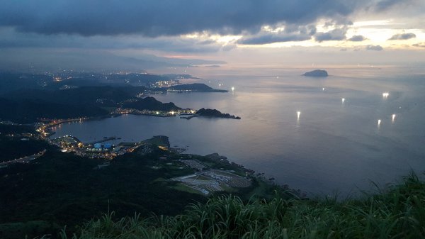 【新北市】茶壺山稜、基隆山夜景990904