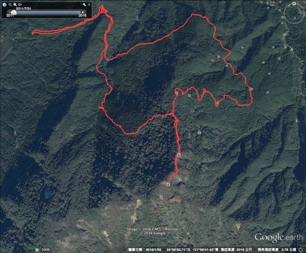 1050521由大坪登山口登苗栗縣南庄鄉加里山