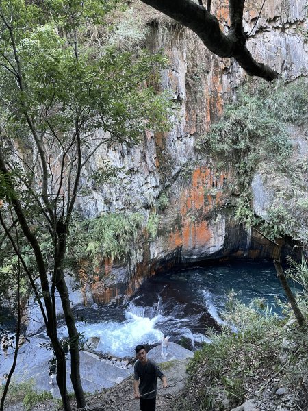 「七彩岩壁」南投帖比倫峽谷瀑布2985317