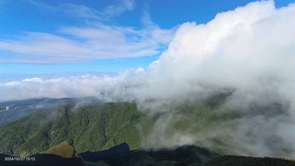陽明山再見差強人意的 #雲瀑 #觀音圈 #霧虹 ？10/272636787