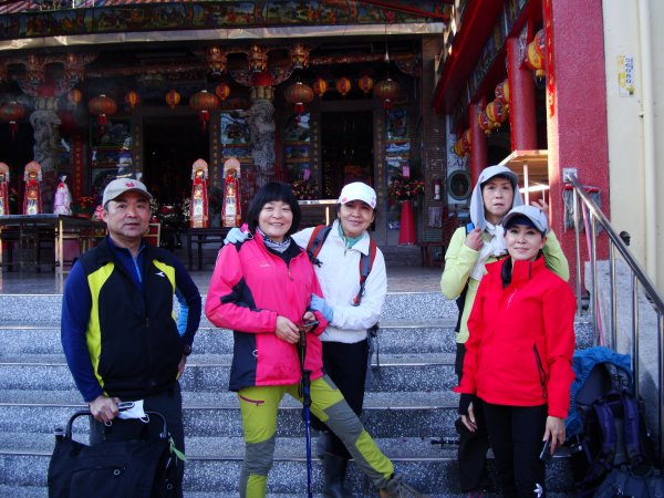 上坪山經五指山由大隘山下觀音寺