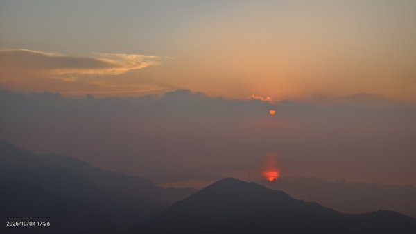 #小觀音山西峰 #雲海 #雲瀑 #觀音圈 #夕陽 #霞光 #月圓 10/5&6&42904218