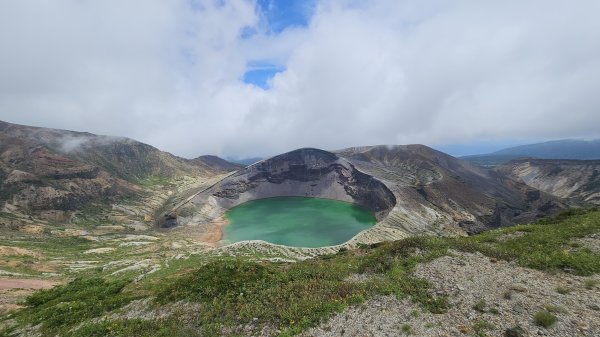 240810-藏王西端連峰熊野岳、馬之背、五色岳（御釜）、刈田岳縱走。美美兔第一次海外走山。2603735