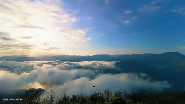 除夕寒流來襲的翡翠水庫雲海&天元宮寒櫻1/282700700