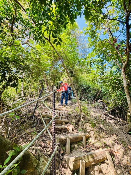 烏山嶺水利古道順走竹高崙山3連峰2669918