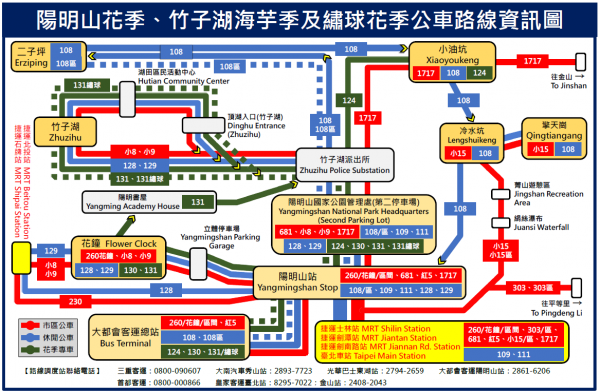 【新聞】花季專車資訊及轉乘大眾運輸停車優惠